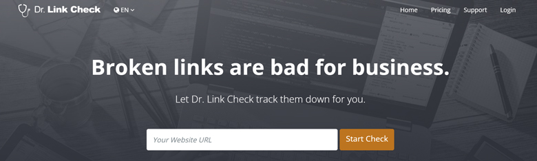 أداة Dr Link Check تكتشف الروابط المعطلة في موقعك للمساعدة في تحسين SEO.